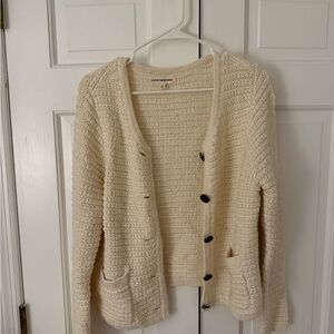 Lucky Brand Cream Women's Sweater/ Cartigan